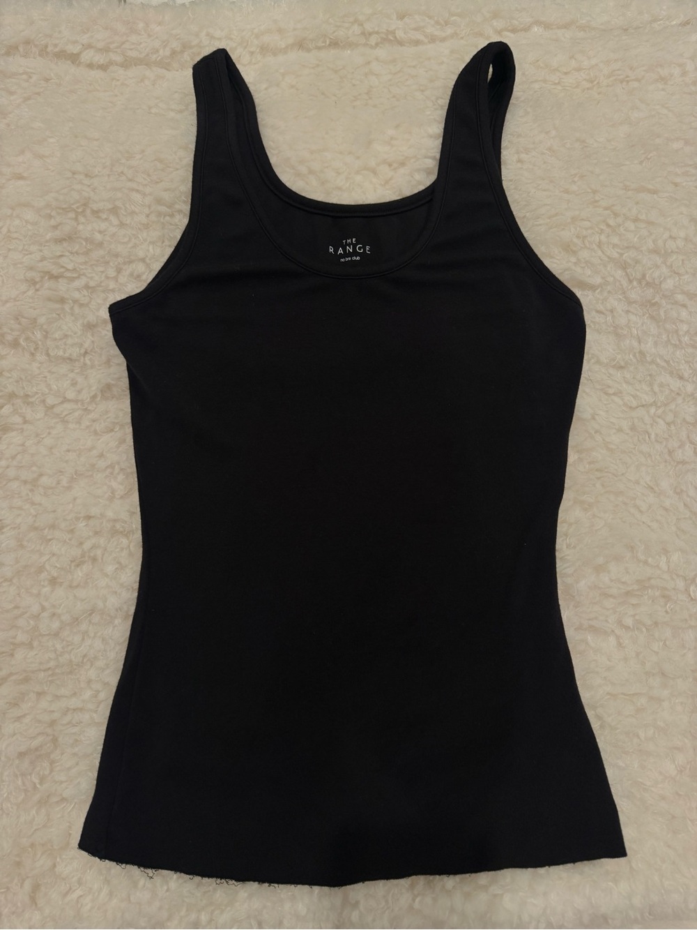 The Range No Bra Club Tank- Jet Black NWOT - Picture 5 of 6